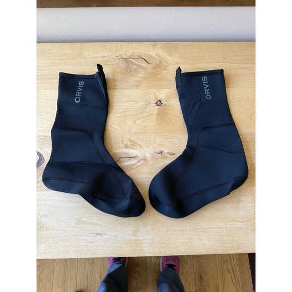 ORVIS NEOPRENE WET WADERS GUARD SOCKS FLY FISHING QUICK DRY BOOT LACE HOOK M - Picture 1 of 9